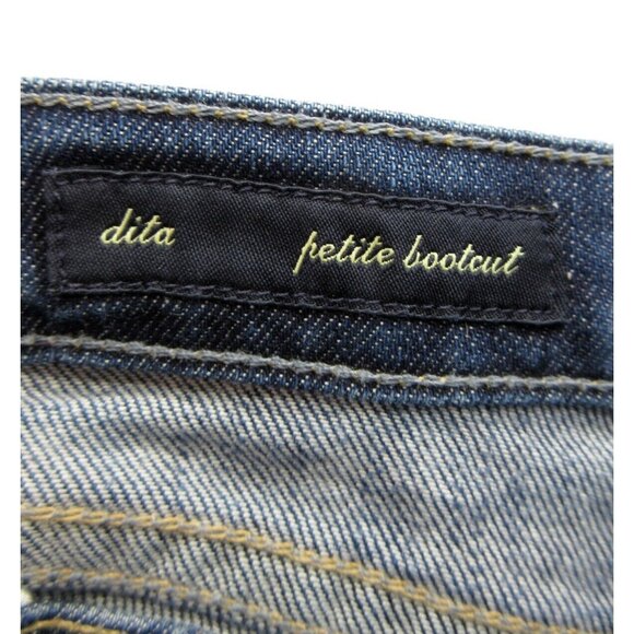 Citizens Of Humanity Jeans 28 Dita Petite Bootcut Denim Pants Dark - Picture 9 of 13